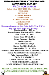 Daiwa Ninja 23 LT 2500 Shimano Bassterra 255cm 4-19gr 8 Örgü Olta Seti