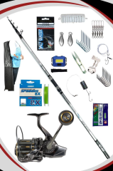 Oslo Crome Surf 420cm 70-250gr Ryuji Momentum 10000 Silver UV 8X Uzak Atış Surf Olta Seti