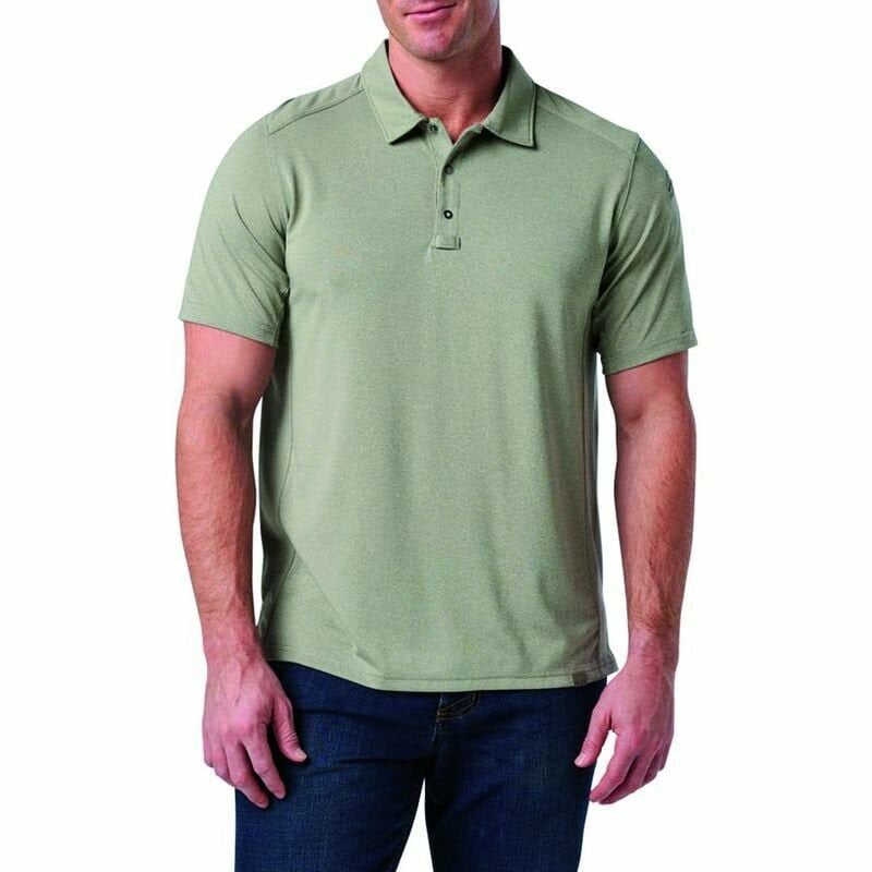 5.11 PARAMOUNT CREST POLO KISA KOL GRI TISORT