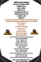 Oslo North Star 390cm 50-150gr Remixon Prestige 6000 Göl Ve Deniz Olta Seti