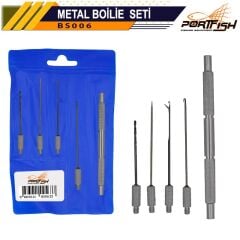 PortFish Boilie Şişi Metal Set 4 Parça