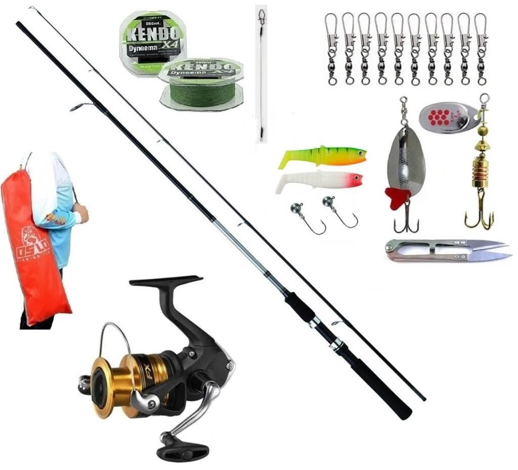 BalkanlarAv Shimano FX4000 Sweepfire 240cm 20-40gr Turna Olta Takımı Seti