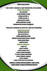 Oslo Carp-x 360cm 3,5LBS Prologic Avenger 8000XD Sazan Olta Takımı Seti