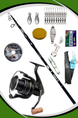 Oslo Carp-x 360cm 3,5LBS Dam Darkside 4 8000S FD Sazan Olta Takımı Seti