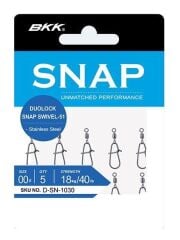 BKK Duolock Snap Swivel-51 Serisi Klipsli Fırdöndü