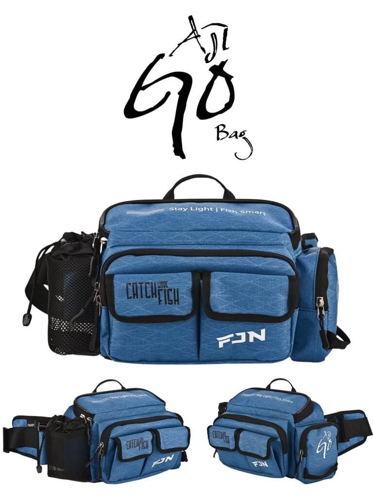 Fujin AjiGo Bel Çantası Indigo - Balıkçı Çantası