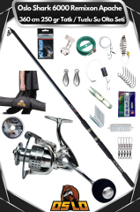 Oslo Shark 6000 Remixon Apache 360cm 250gr Tatlı/Tuzlu Su Olta Seti