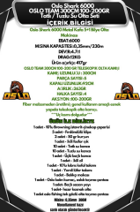 Oslo Shark 6000 Oslo Team 300cm 100-200gr Tatlı/Tuzlu Su Olta Seti