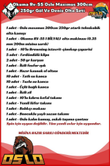 Okuma Rv-55 Oslo Maxımus 300cm 250gr Göl Ve Deniz Olta Seti