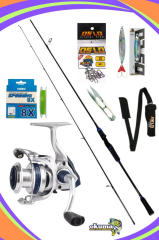 Oslo Legend 240cm 7-40gr Okuma Aria C3000a 8X Spin Olta Seti