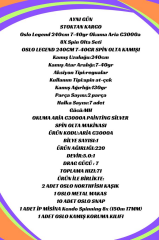 Oslo Legend 240cm 7-40gr Okuma Aria C3000a 8X Spin Olta Seti