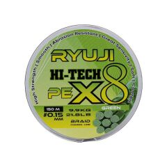 Ryuji Hi-Tech X8 150M Green İp Misina 0.06MM
