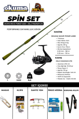 Oslo Magnum 270cm 10-50gr Okuma Wave Power 4000 Spin Olta Seti