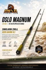 Oslo Magnum 270cm 10-50gr Okuma Wave Power 4000 Spin Olta Seti