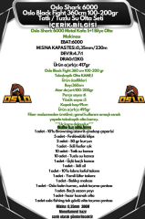 Oslo Black Fight 360cm 100-200gr Oslo Shark 6000 Tatlı/Tuzlu Olta Seti