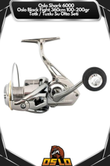 Oslo Black Fight 360cm 100-200gr Remixon Prestige 6000 Tatlı/Tuzlu Olta Seti
