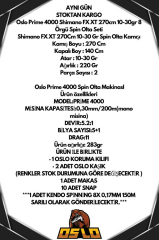 Oslo Prime 4000 Shimano FX XT 270cm 10-30gr 8 Örgü Spin Olta Seti