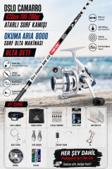 Oslo Camarro 420cm 100-200gr Okuma Aria 8000 Surf Casting Olta Seti