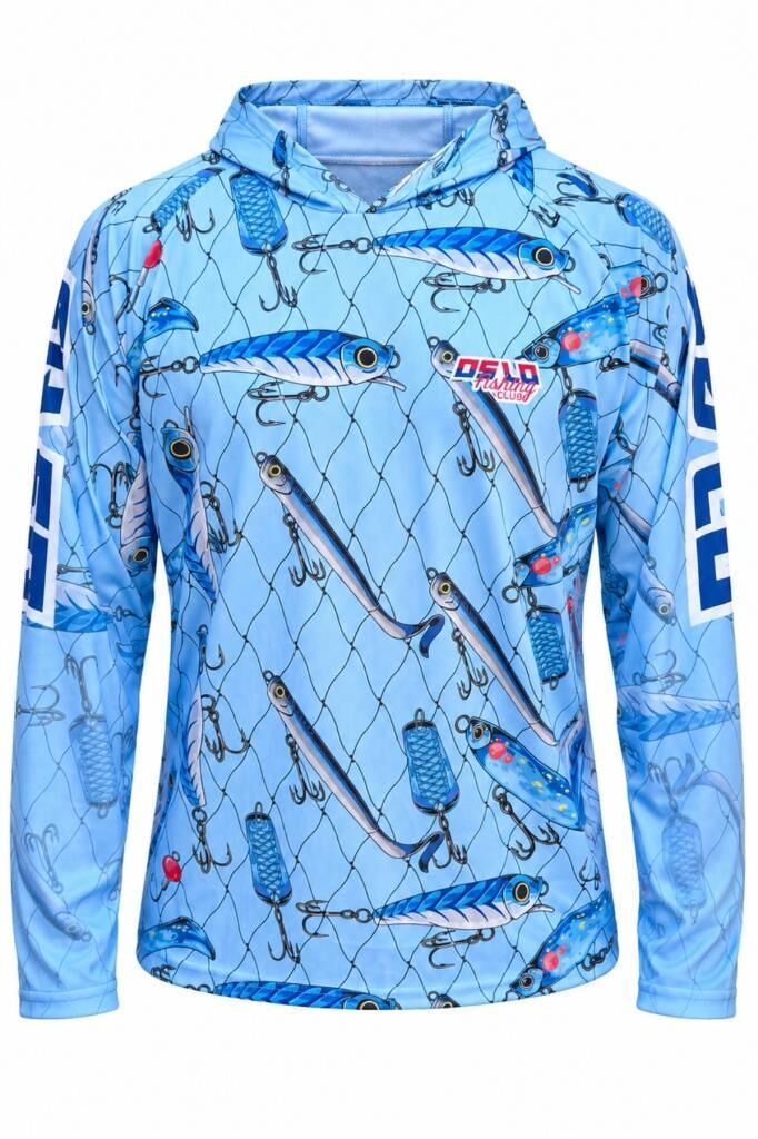 Oslo Performans Balıkçı T-Shirt Kapüşonlu Fishing Lure