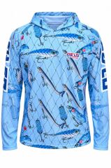 Oslo Performans Balıkçı T-Shirt Kapüşonlu Fishing Lure