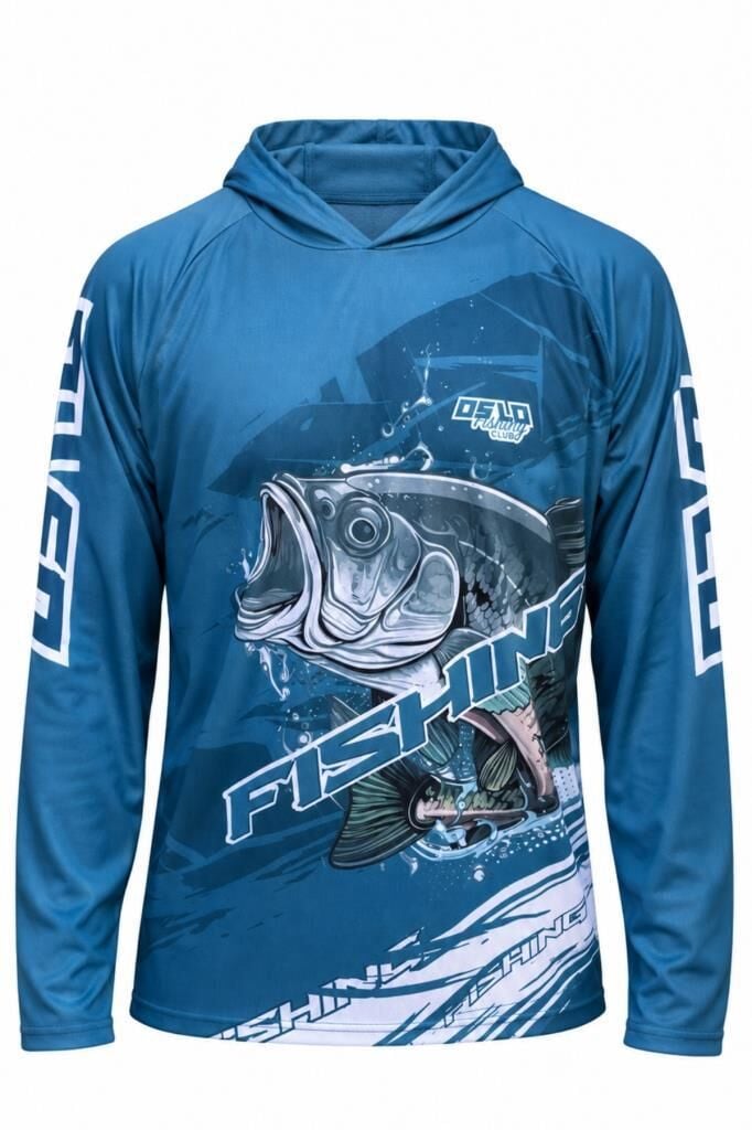 Oslo Performans Balıkçı T-Shirt Kapüşonlu Green Bass