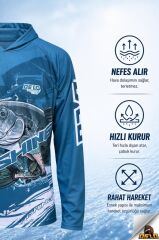 Oslo Performans Balıkçı T-Shirt Kapüşonlu Green Bass