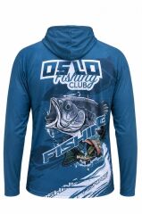 Oslo Performans Balıkçı T-Shirt Kapüşonlu Green Bass