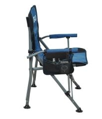 Oslo Lüks 2'li Kamp Sandalye Seti Mavi