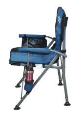 Oslo Lüks 3'lü Kamp Sandalye Seti Mavi