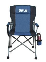 Oslo Lüks 4'iü Kamp Sandalye Seti Mavi