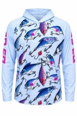 Oslo Performans Balıkçı T-Shirt Kapüşonlu Minnow Lure