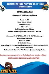 Shimano FX 4000 FX XT 270 Cm 14-40 Gr Spin Olta Seti