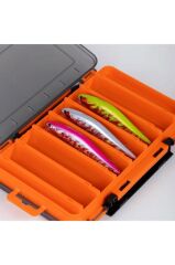 SHUFA Lure Box Çift Taraflı Kutu 110mm - Turuncu