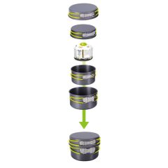 PINGUIN QUADRI KAMP YEMEK SET