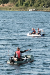 Oslo Fishing Team 2.40mt Haki Şişme Bot Haibo ET-54 Deniz-Göl Bot Seti