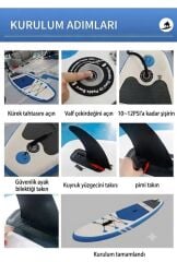 SHUFA Şişme Sup Board/ Stand Up Paddle Board 320*81*15cm Full Set KIRMIZI