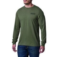 5.11 SERVED FRESH LS YESIL UZUN KOL TISORT