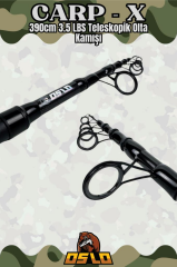 Oslo Carp-X 390cm 3.5 LBS Teleskopik Olta Kamışı