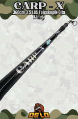 Oslo Carp-X 360cm 3.5 LBS Teleskopik Olta Kamışı