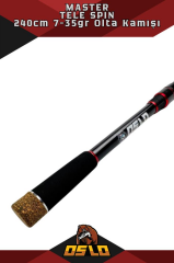 Oslo Master 240cm 7-35 gr Tele Spin Olta Kamışı
