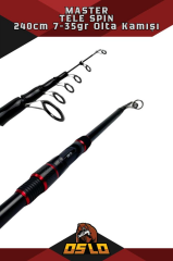 Oslo Master 240cm 7-35 gr Tele Spin Olta Kamışı