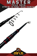 Oslo Master 270cm 14-42 gr Tele Spin Olta Kamışı