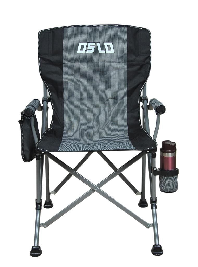 Oslo Lüks Katlanabilir Kamp Sandalyesi Gri