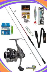Oslo Big Bass 270cm 15-40gr Okuma Acuador 4000a 8 Örgü Spin Olta Seti