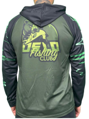 Oslo Performans Balıkçı T-Shirt Kapüşonlu Green Bear