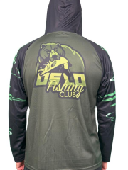 Oslo Performans Balıkçı T-Shirt Kapüşonlu Green Bear