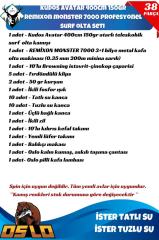 Kudos Avatar 400cm 150gr Remixon Monster 7000 Profesyonel Surf Olta Seti