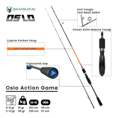 Daiwa RS 2500 Oslo Action Game 210cm 1-8gr LRF Olta Seti