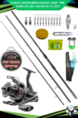 Kudos Orion 6500 Kudos Carp Time 3.90m 3.5 LBS Sazan Olta Seti