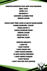 Kudos Carp Time 3.90m 3.5 LBS Remixon Monster 7000 Sazan Olta Seti